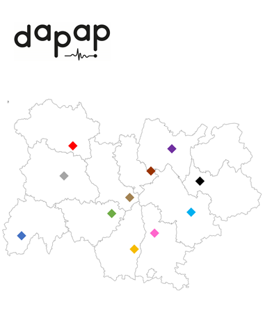 carte des DAPAP AURA