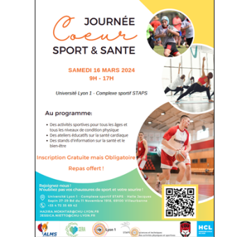 Journée coeur, sport et santé à Lyon