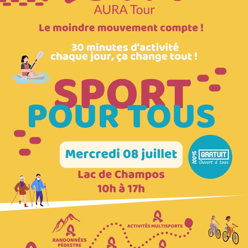 Affiche AAT Lac de Champos